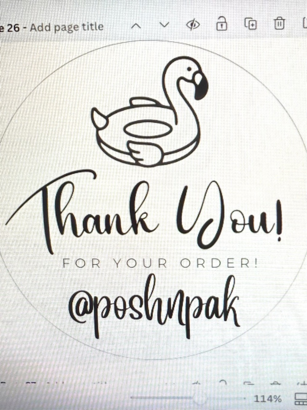 NEW! 🎉 50 CUSTOM THANK YOU STICKERS with your Closet name- Summer